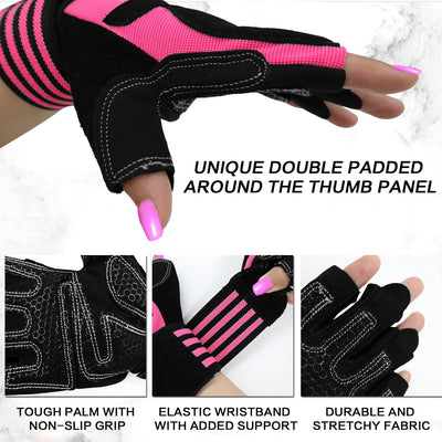 Ladies Weight Lifting Gym Gloves 1 Pair