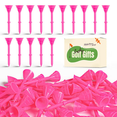 50/100 Pack Golf Tees Unbreakable Plastic 3 1/4
