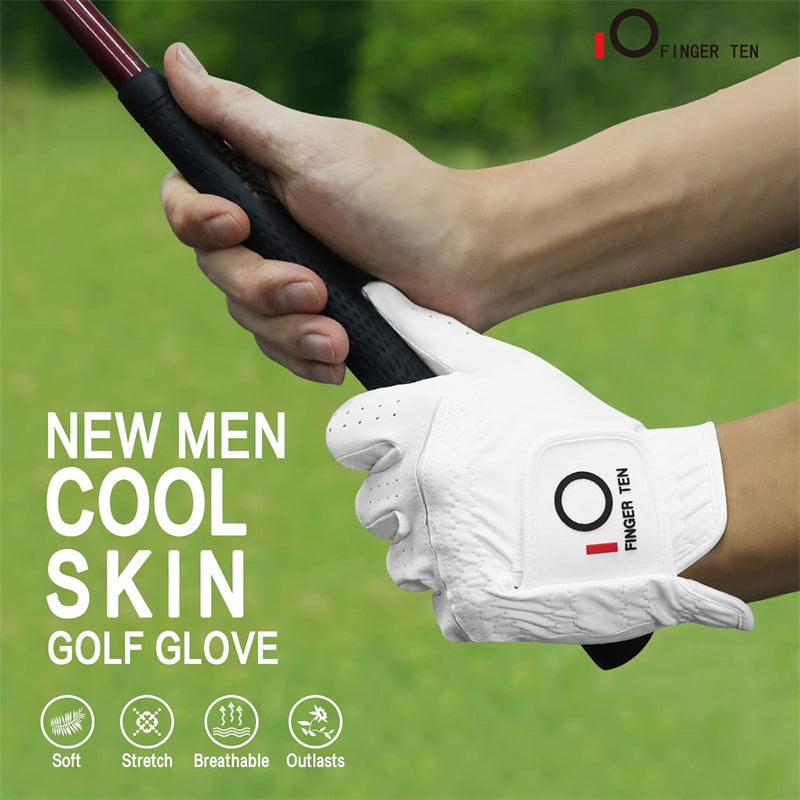 Lot de 3 gants de golf All Weather Grip pour homme