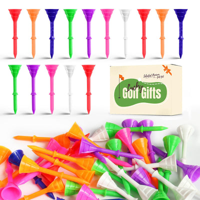 50/100 Pack Golf Tees Unbreakable Plastic 3 1/4