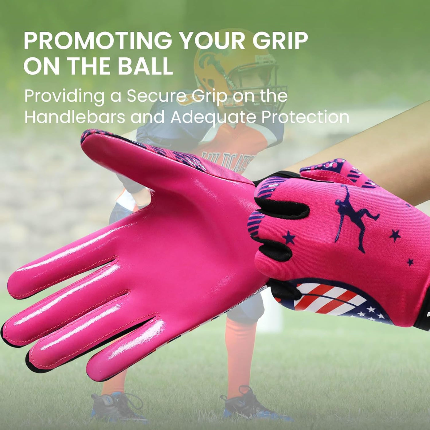 football handschuhe kinder Football Receiver Handschuhe Jugend Receiver Handschuhe Pro 3.0 Langlebig Atmungsaktiv – FINGER TEN