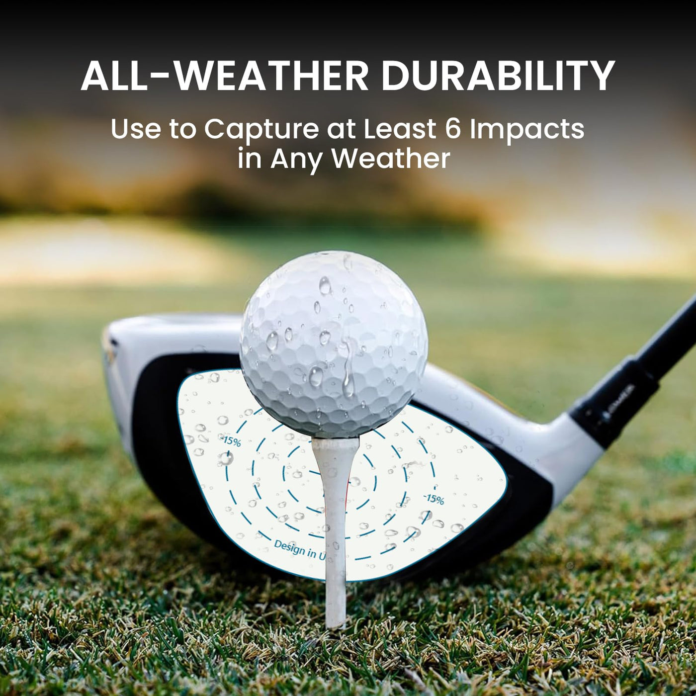 Golf Club Impact Tape Labels Stickers For Swing Practice