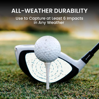 Golf Club Impact Tape Labels Stickers For Swing Practice