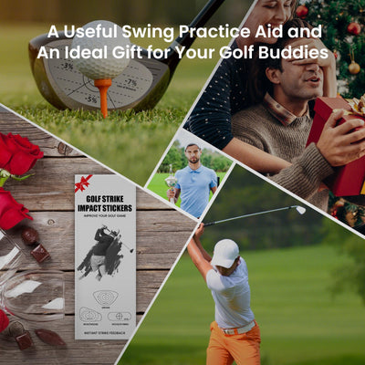 Golf Impact Tape Stickers for Driver Woods Irons Putters Self-Teaching Training Aid