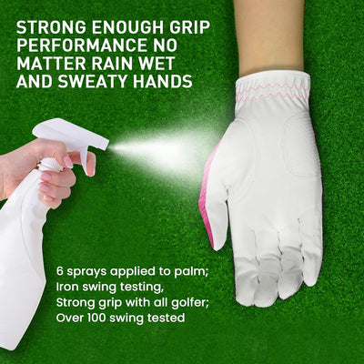 Gants de golf pour femmes Rain Grip Hot Wet All Weather Value 1 paire pour les deux mains 