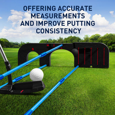 Pro 3.0 Golf Training Aid Gate with 6 Pcs Alignment Sticks