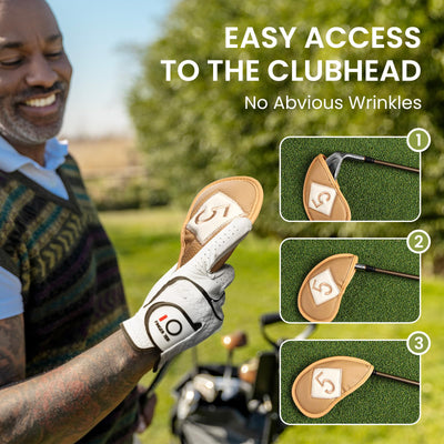 Golf Iron Head Covers 12 Piece Set Universal Fit