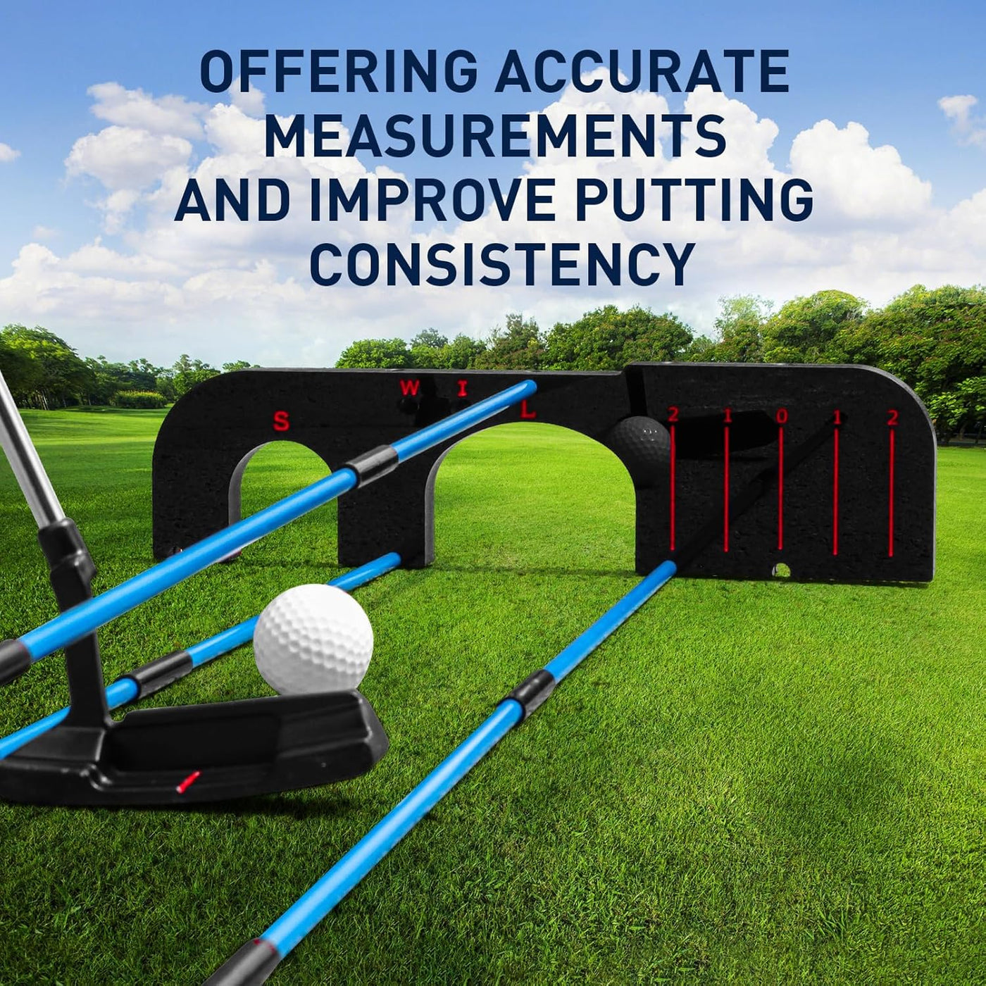 Golf Training Aid Tool Upgrade with 6 Pcs Golf Alignment Stick Cover Rods Extra Value 4 in 1