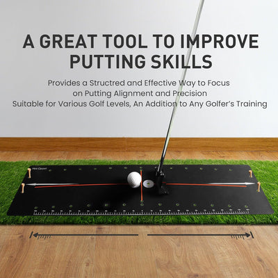 Golf Putting Mat with Arc&Path