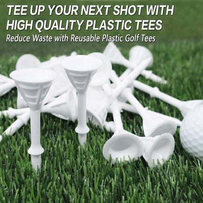 60 Pack Cup Tees 3 1/4 Unbreakable