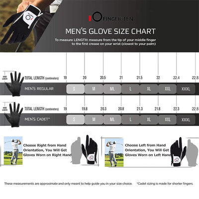 Colourful Rain Grip Golf Gloves Men 1 Pair