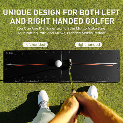 Golf Putting Mat with Arc&Path