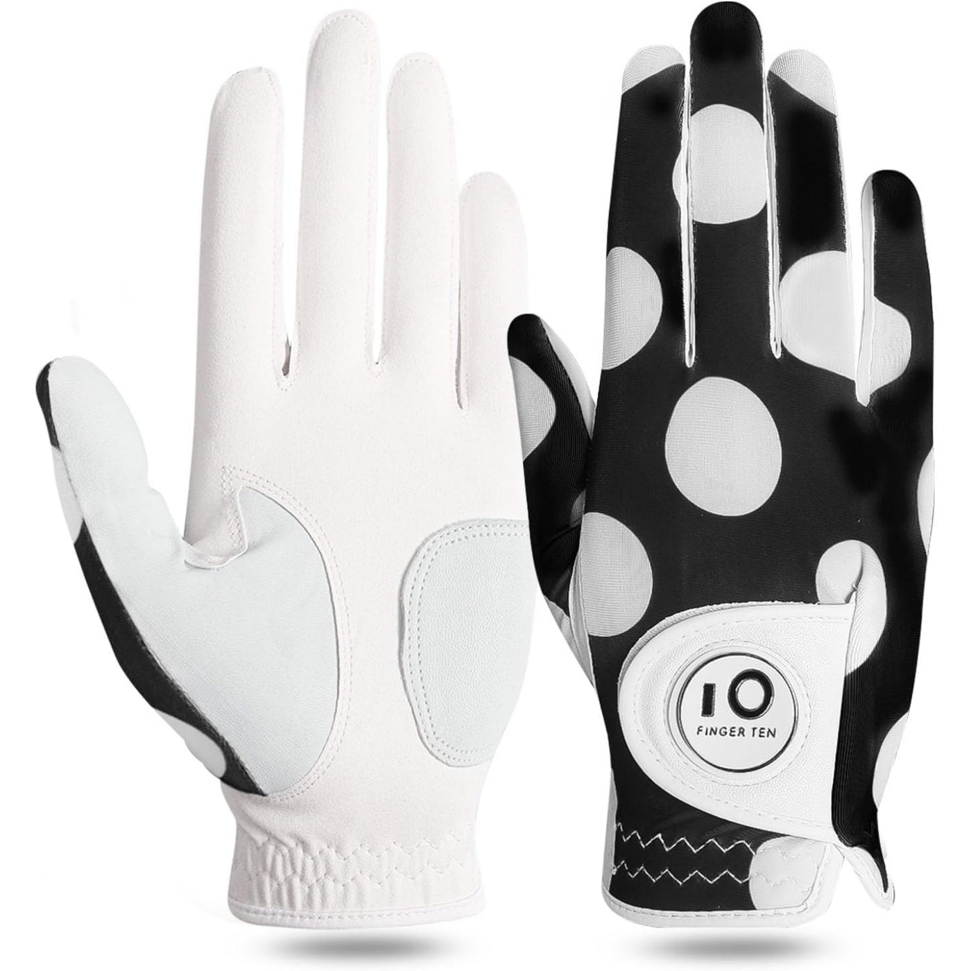 Golf Gloves Women Mod Dot Full Finger 1 Pack