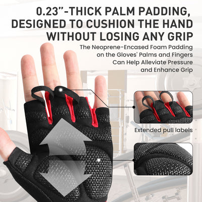 Gym Workout Gloves Half Finger for Weight Lifting