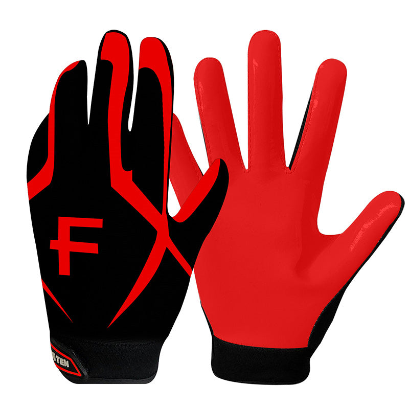 Football Gloves Youth Non-Slip Palm Receivers