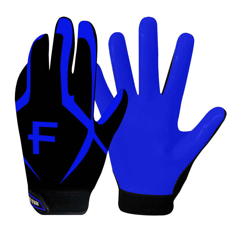 Football Gloves Youth Non-Slip Palm Receivers