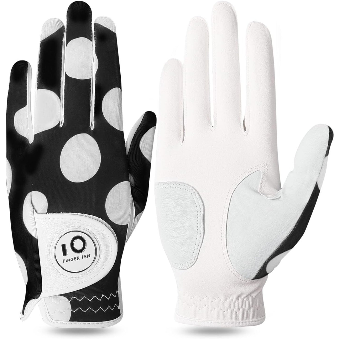 Golf Gloves Women Mod Dot Full Finger 1 Pack