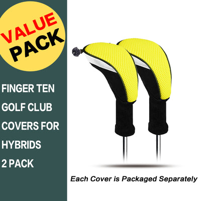 Golf Head Covers 2 Pack Fit All Wood Hybrid