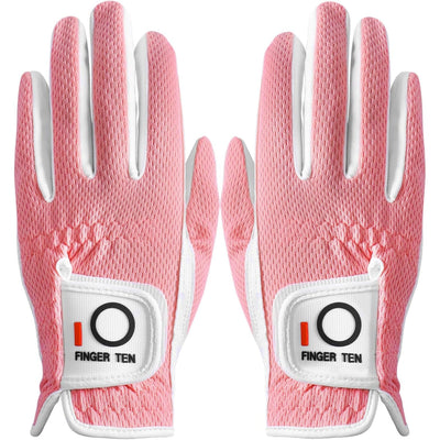 Gants de golf pour femmes Rain Grip Hot Wet All Weather Value 1 paire pour les deux mains 