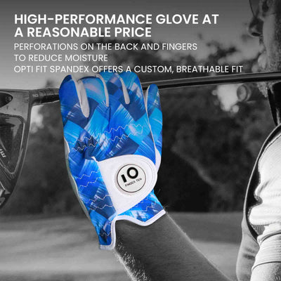 Men's Golf Gloves Blue Diamond All Weather Grip Value 2 Pack