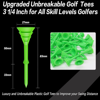 60 Pack Cup Tees 3 1/4 Unbreakable