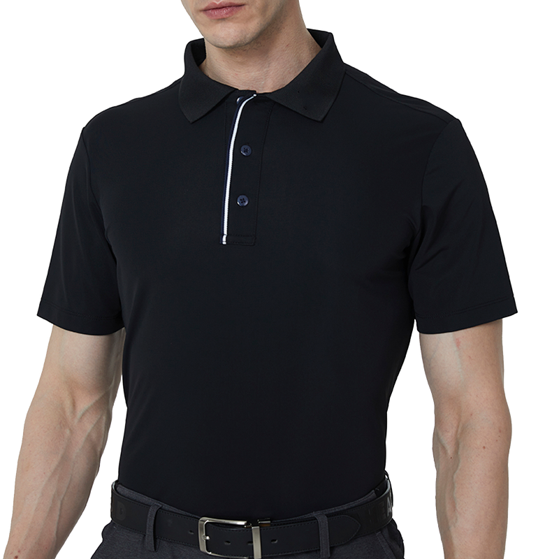 Tour Fit Kurzarm Golfshirt Herren Blau 