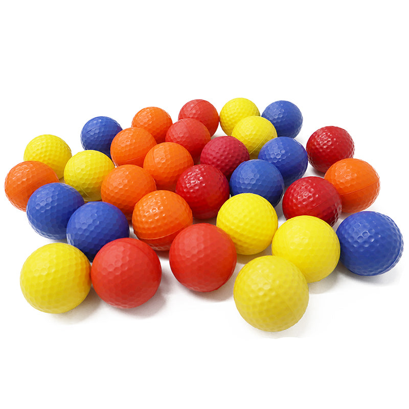 12 Pack Practice Foam Balls Colored