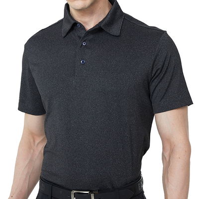 Chemise de golf à manches courtes Dry Fit pour homme, rouge 