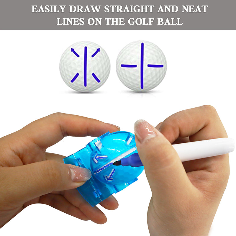 Golfball Alignment Tool,Ausrichtungssets Für Golfbälle,8 Stück