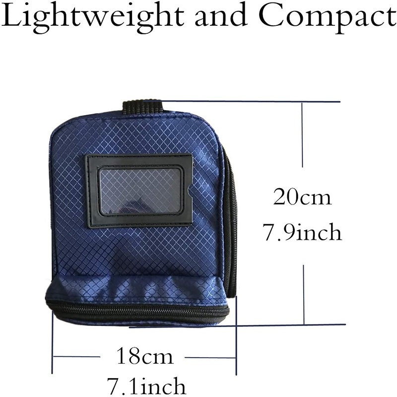 Golf Shoe Bag Zippered Case with Outside Pocket Pack