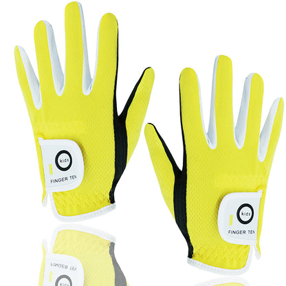 Colourful All Weather Grip Golf Gloves Youth 1 Pair