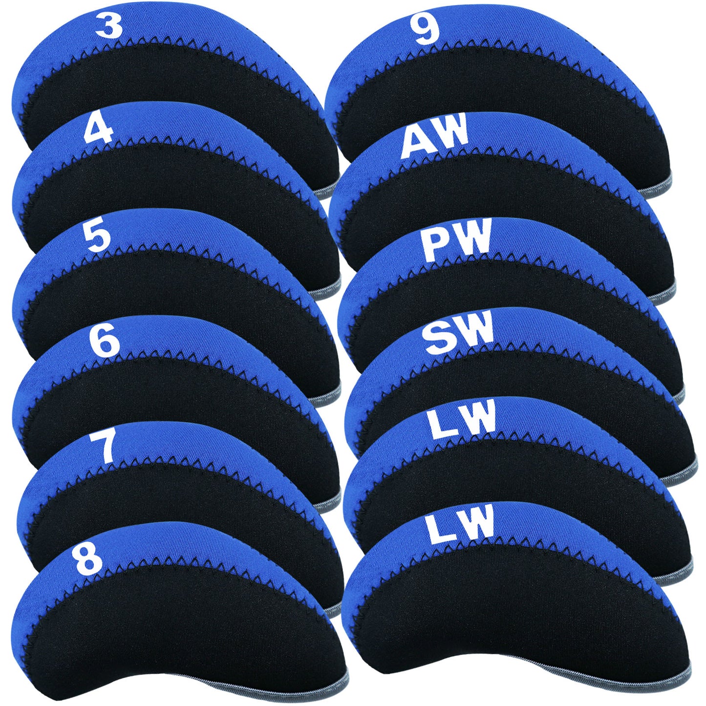 Iron Cover 10/12 Pack Neoprene with Number Tag