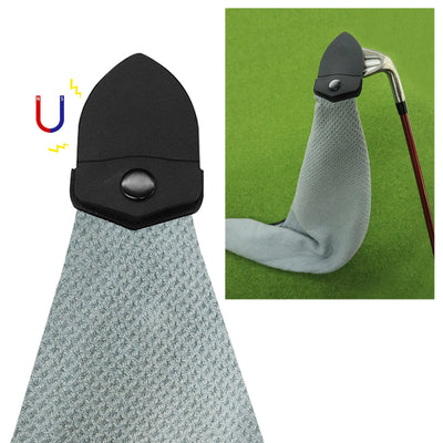 1 paquet de serviettes de golf magnétiques avec clip