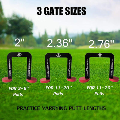 Portes de putting de golf 3 portes S/M/L