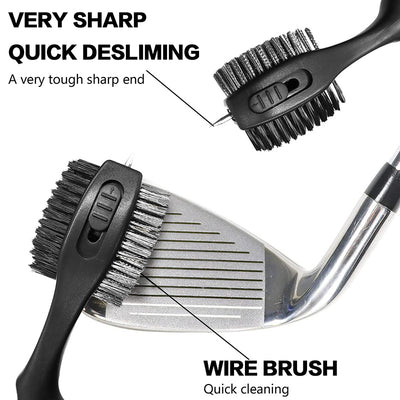 2 Pack Golf Cleaning Brush Groove Cleaner