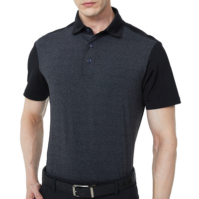 Chemise de golf à manches courtes Dry Fit pour homme, rouge 