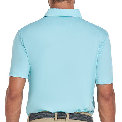 New Performance Fit Short Sleeve Golf Shirt Men Red