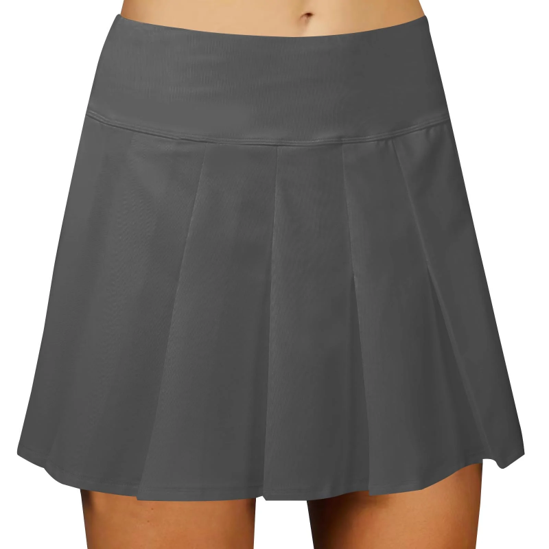 Golf Women's Tennis Skirts Pleated High Waisted Navy Blue