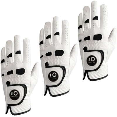 Golf Gloves Men Light Hands Right Hands With Ball Marker 3 Pack