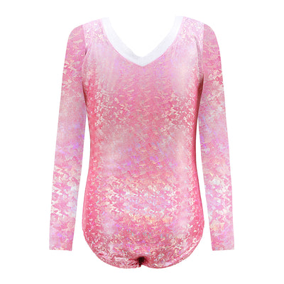 Gymnastics Leotards Long Sleeved for Girls Kids