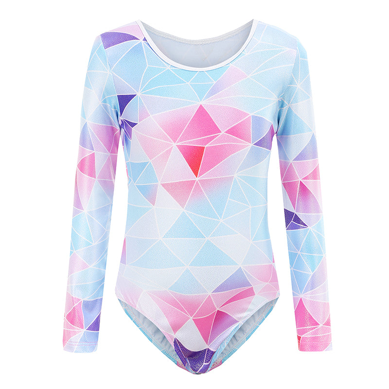 Gymnastics Leotards Long Sleeved for Girls Kids