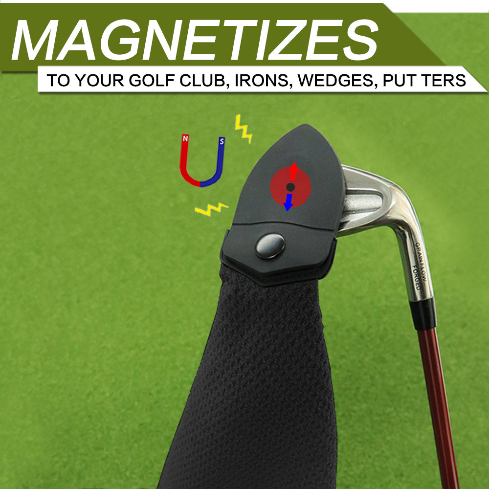 1 Pack Magnetic Golf Towel with Clip