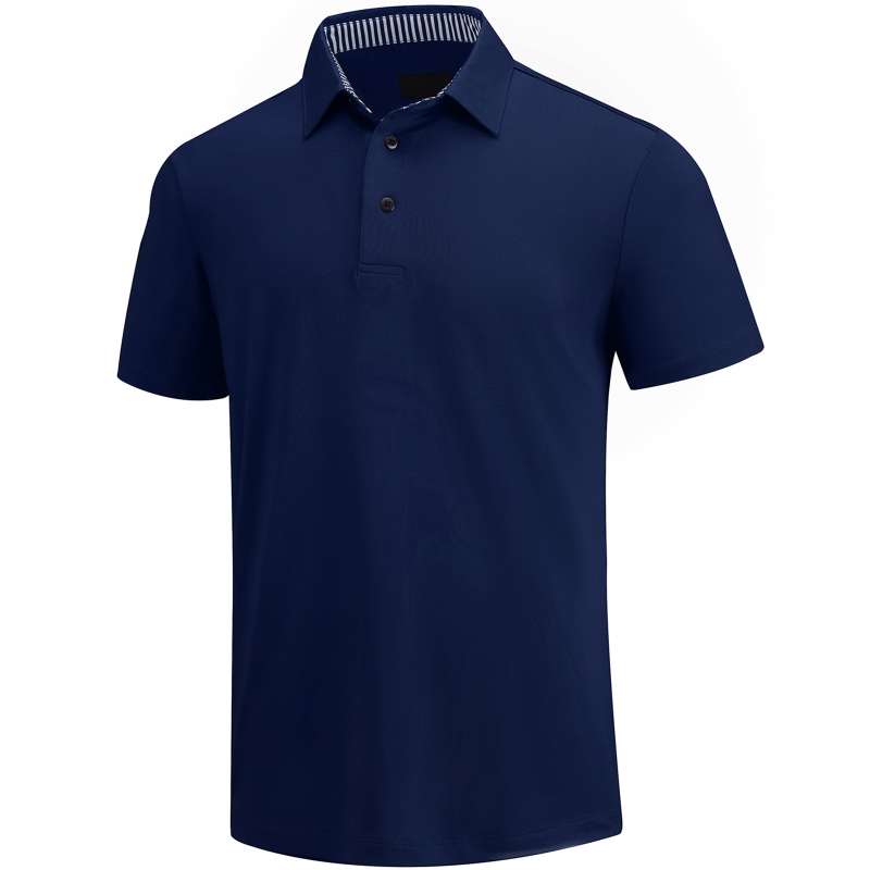 Polo de golf à manches courtes Performance Fit pour homme, rouge 