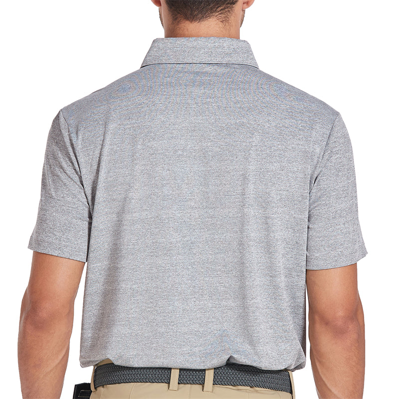 Chemise de golf à manches courtes New Performance Fit pour homme, bleu 