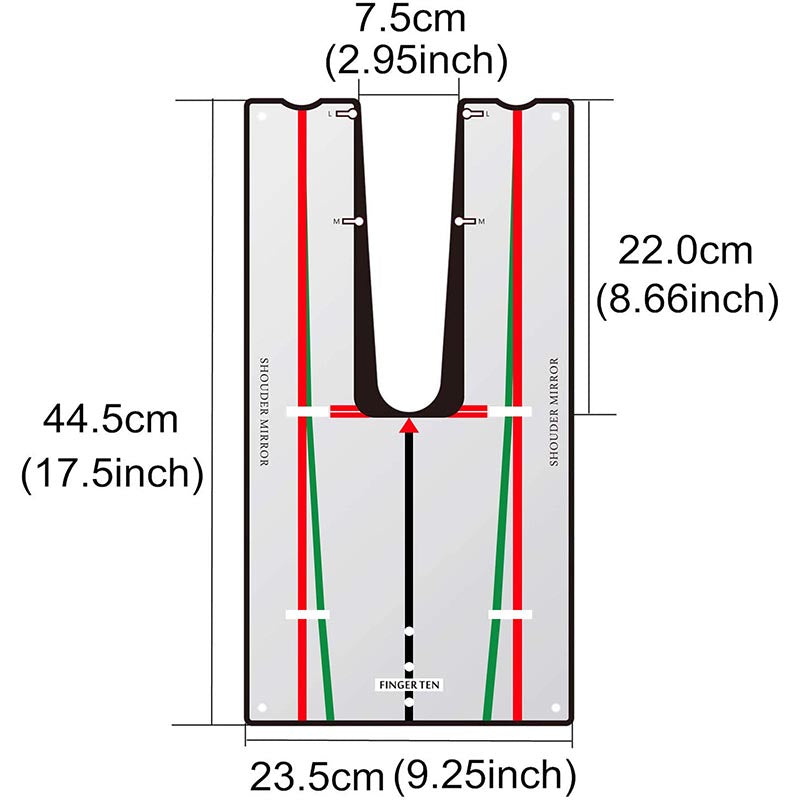 Golf Putting Mirror Alignment Training Aid