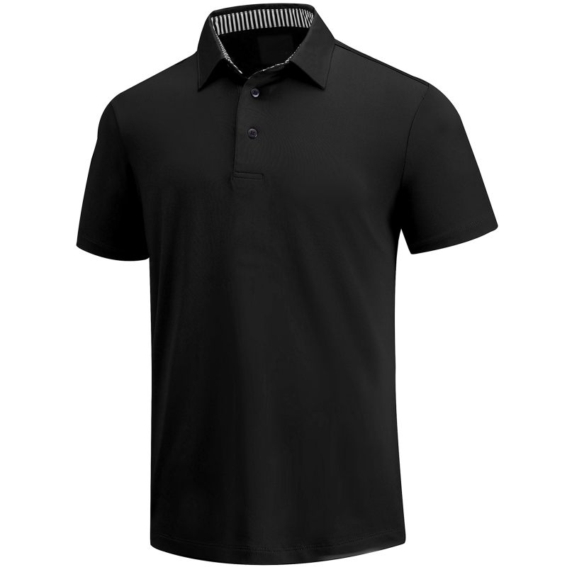 Performance Fit Short Sleeve Golf Shirt Men Red