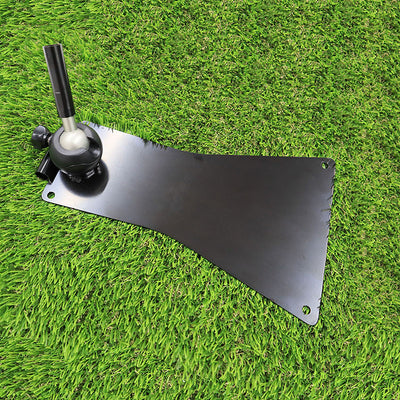 1 Pack Golf Alignment Sticks Training Aid 360° Adjustable Practice Plate