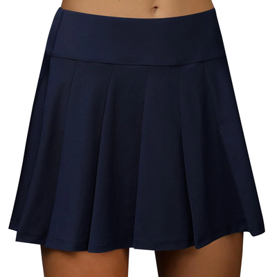 Golf Women's Tennis Skirts Pleated High Waisted Grey