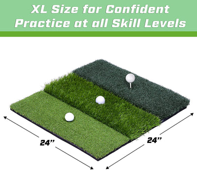 Golf Hitting Turf Mat Foldable More Sizes
