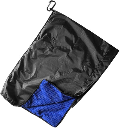 Serviette de golf avec clip pour capot de pluie, 1 paquet